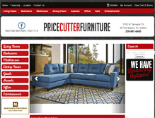 Tablet Screenshot of pricecutterfurnitureftmyers.com